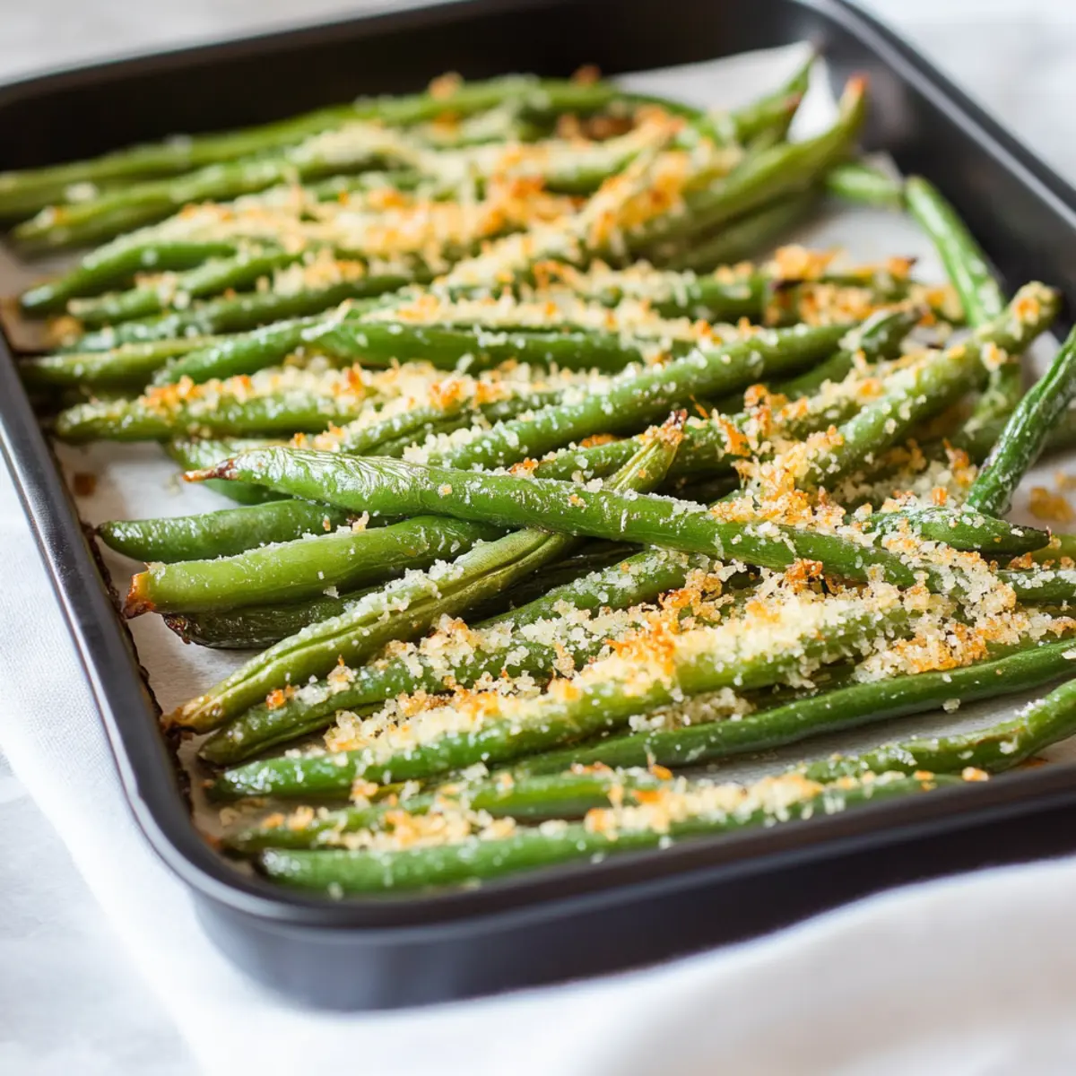 Roasted Parmesan Green Beans