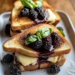 Blackberry Balsamic & Brie Grilled Cheese