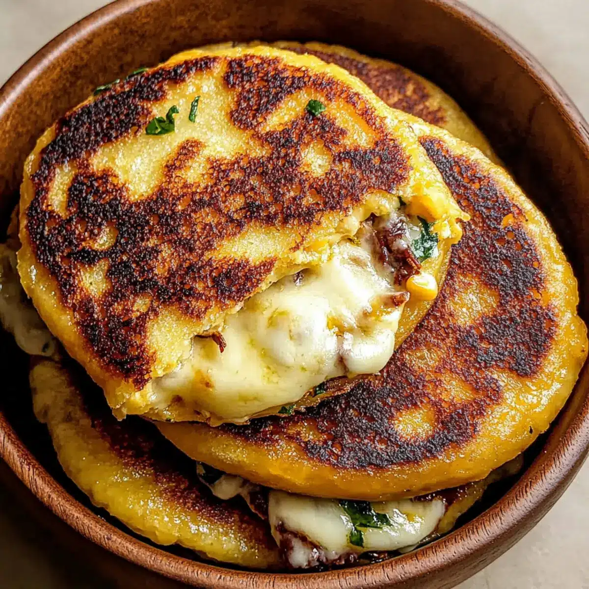 Venezuelan Sweet Corn Cachapas