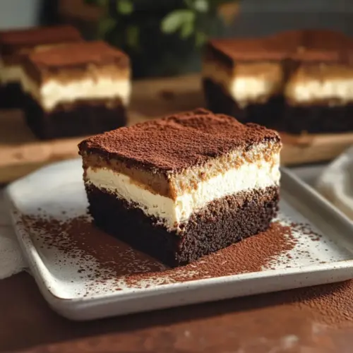 Tiramisu Brownies