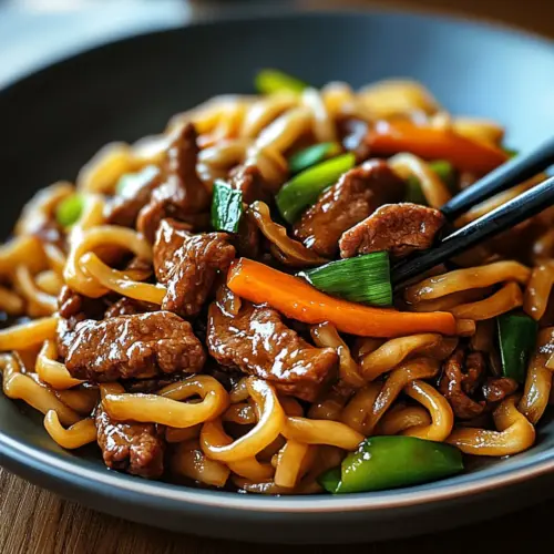 Hoisin Beef Noodles