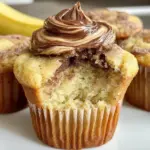 Nutella Swirl Banana Muffins