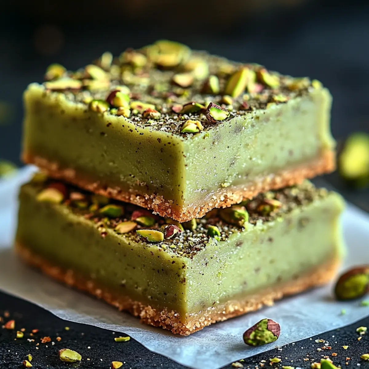 Pistachio Pudding Sugar Cookie Bars