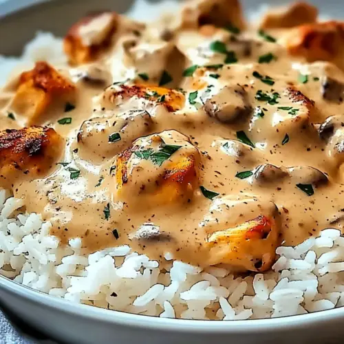 Smothered Chicken and Rice Recipe