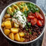 Loaded Potato Taco Bowl