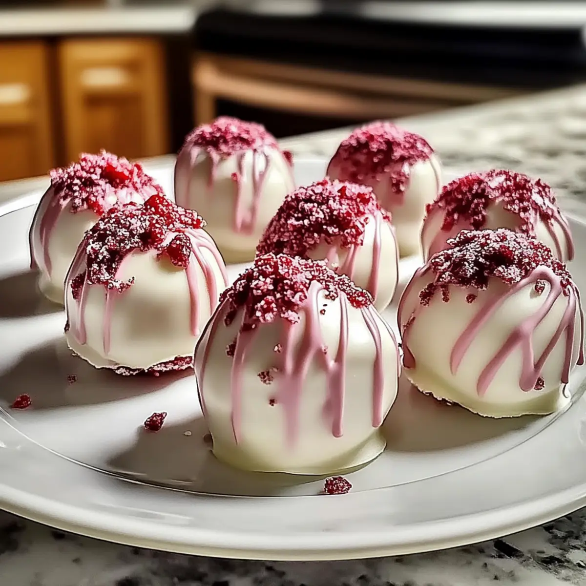 Strawberry Cheesecake Truffle Balls