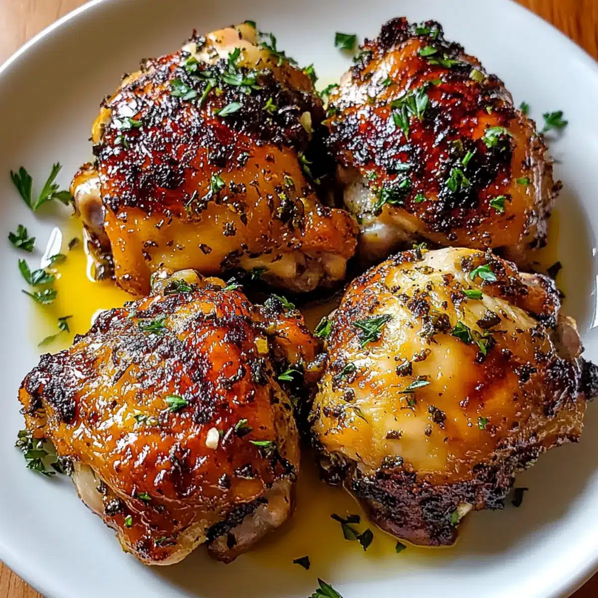 Oven Baked Chicken Thighs