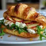 Apple & Goat Cheese Croissant Sandwich