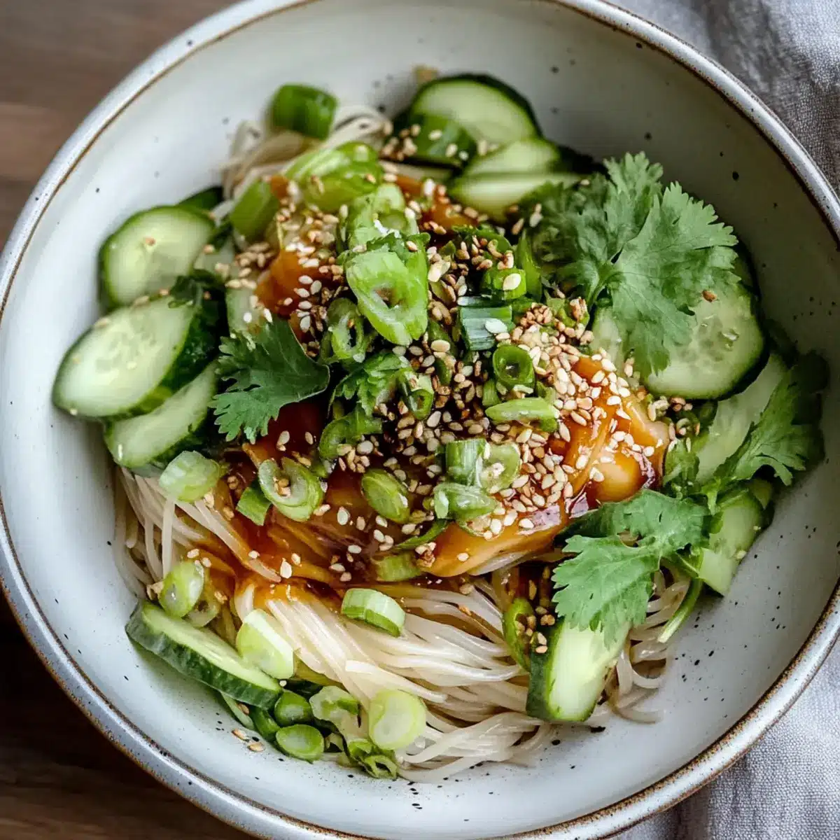 Cold Sesame Miso Noodles