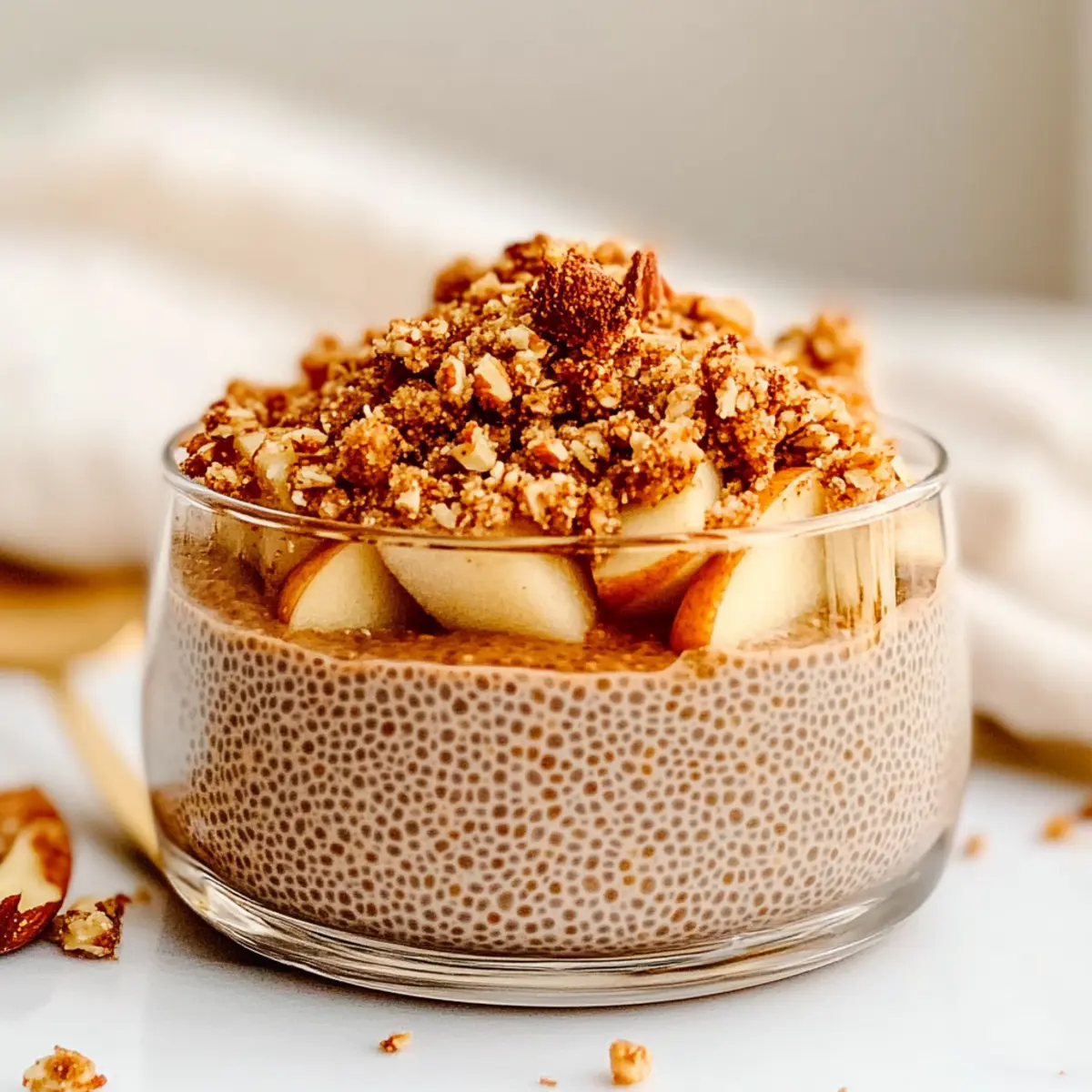 Apple Crumble Chia Pudding