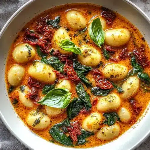 Dried Tomato Gnocchi Soup