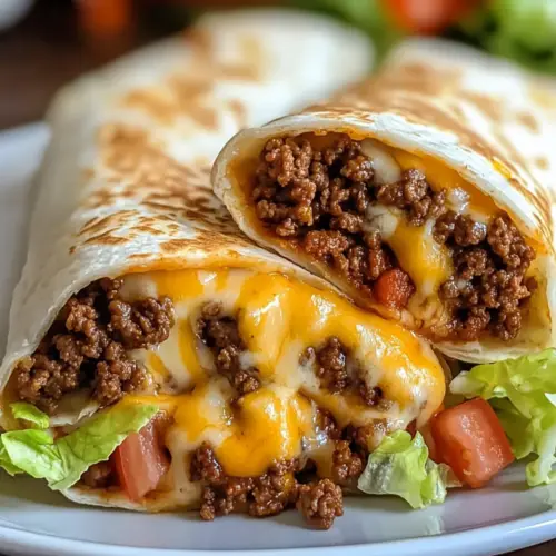Nacho Cheese Beef Wrap