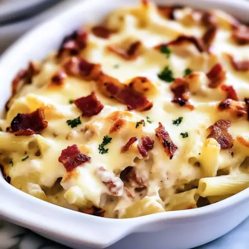 Chicken Ranch Pasta Bake