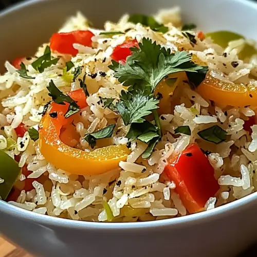 Coconut Pepper Rice