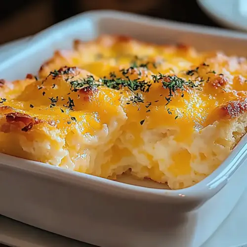 Cheddar Biscuit Egg Casserole