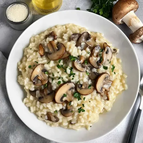 Creamy Mushroom Risotto