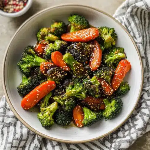 Roasted Broccoli & Carrots
