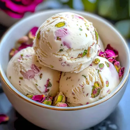 Rose Pistachio Ice Cream