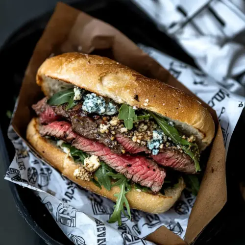 Marinated Flank Steak Sandwich