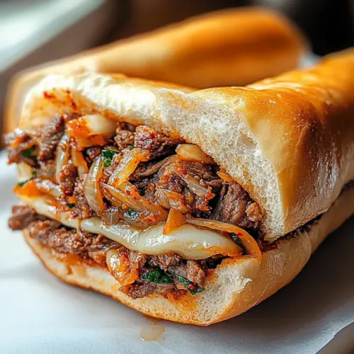 Kimchi Bulgogi Cheesesteak