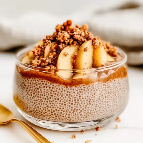 Apple Crumble Chia Pudding