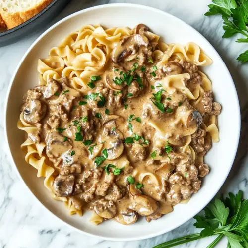 Pot Beef Stroganoff