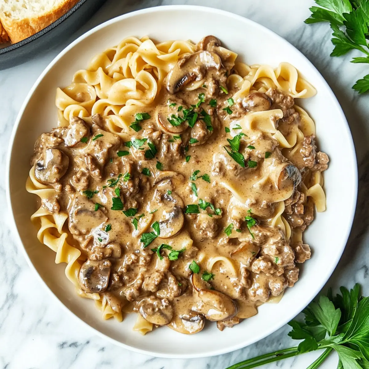 Pot Beef Stroganoff