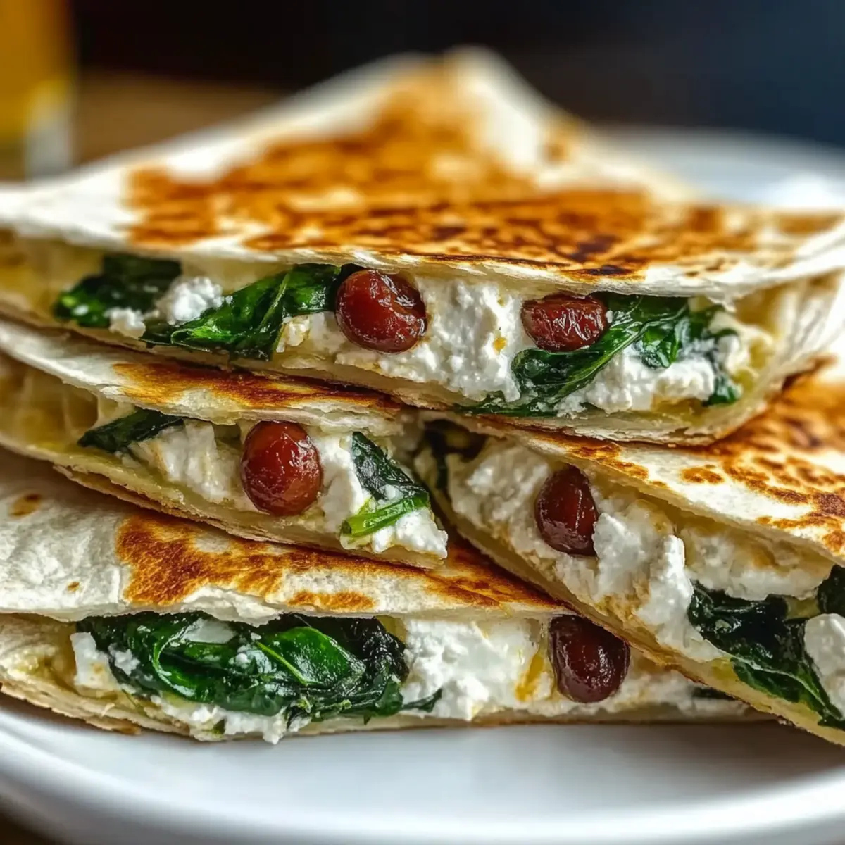 Mediterranean Quesadillas