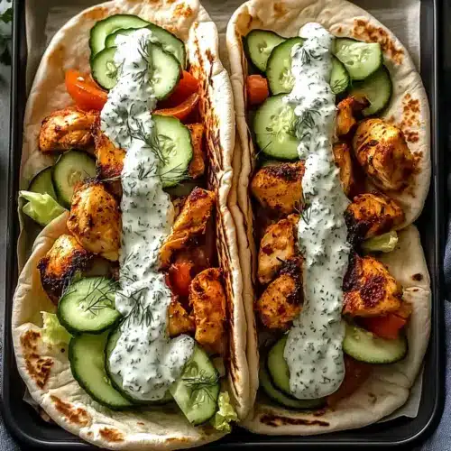 Sheet Pan Chicken Pitas with Herby Ranch