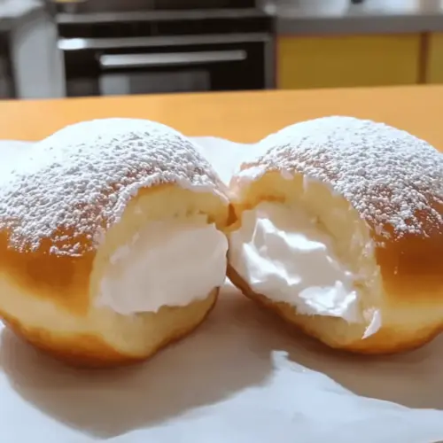Korean Milk Cream Donut
