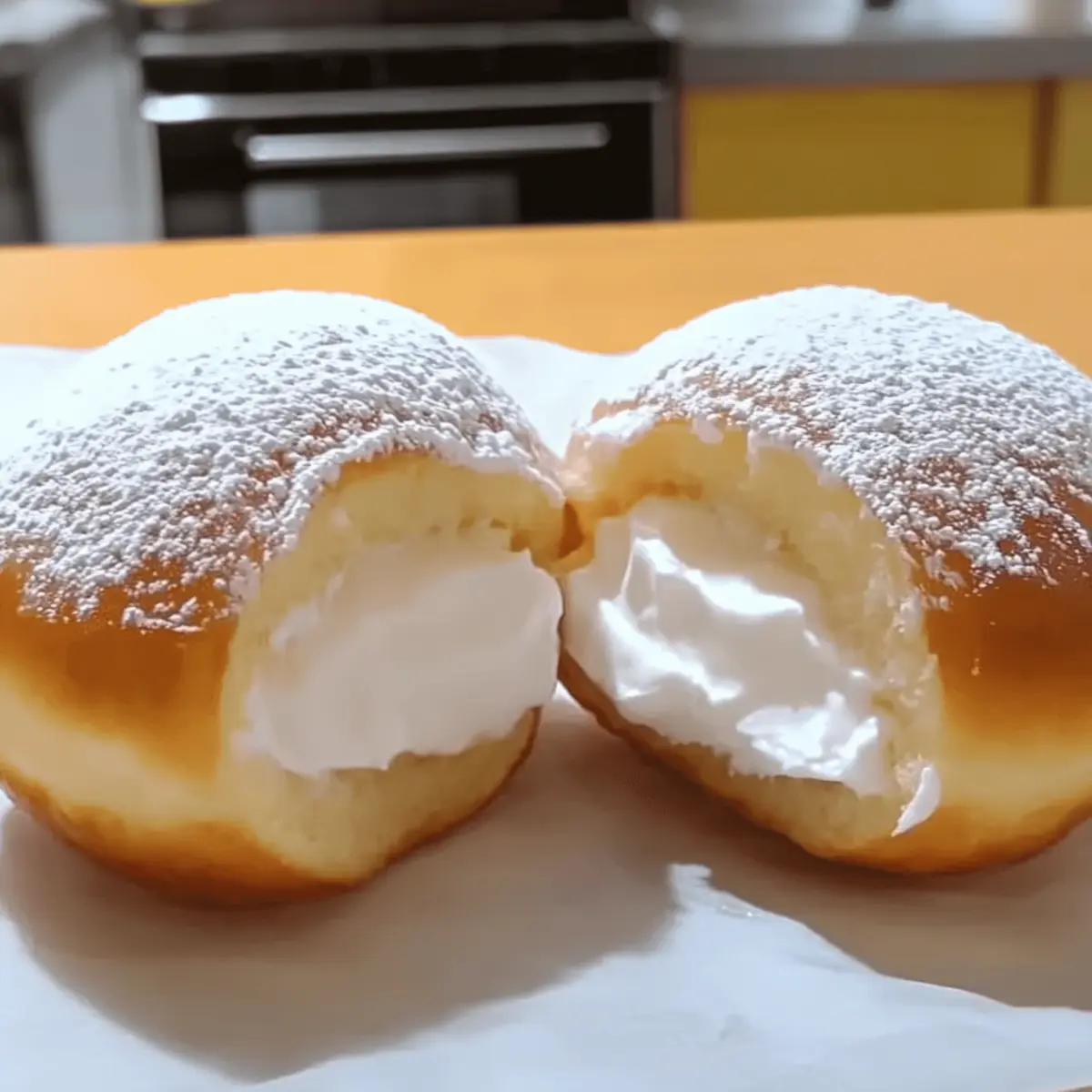 Korean Milk Cream Donut