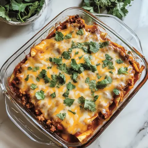 Beef Enchilada Casserole