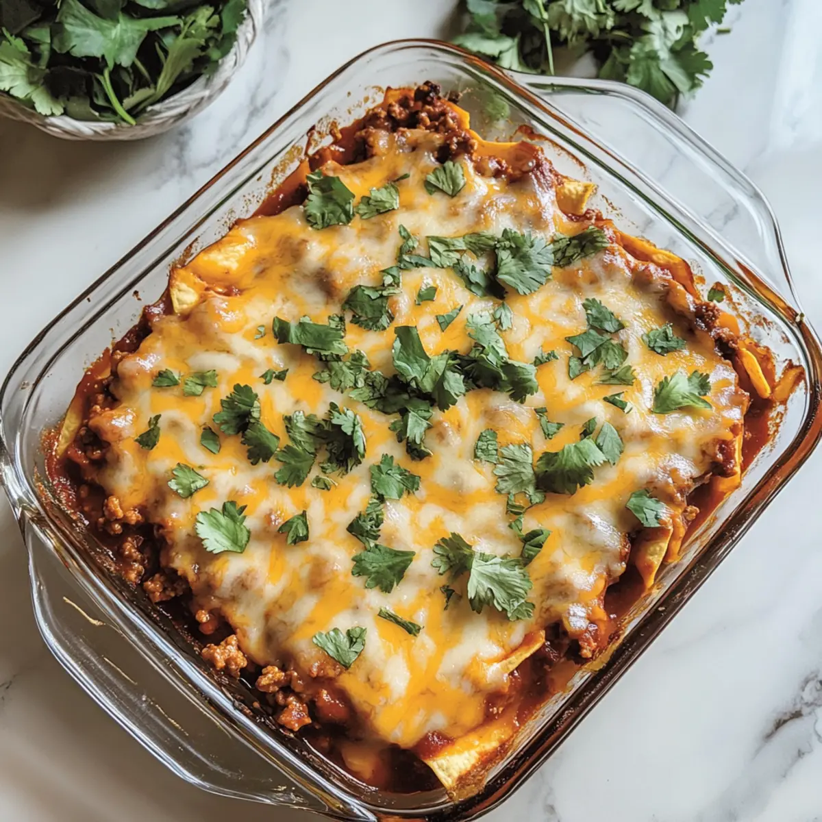 Beef Enchilada Casserole