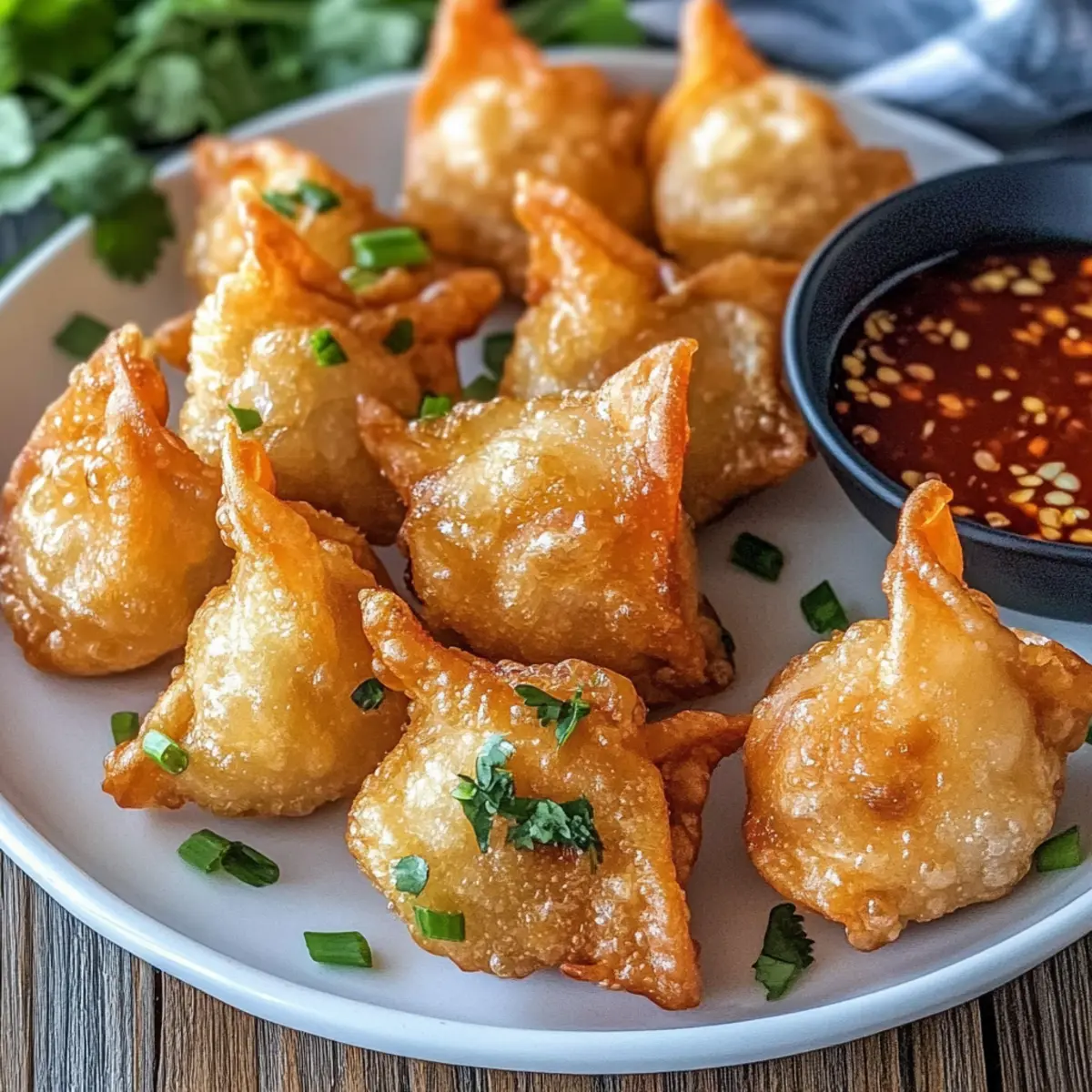 Crispy Wonton-Wrapped Shrimp