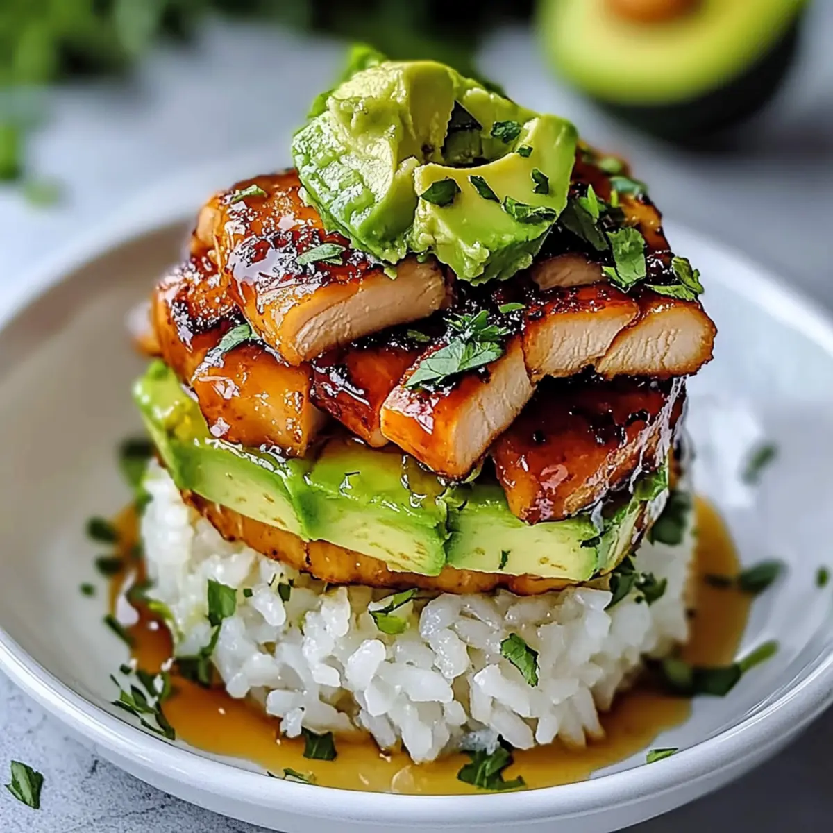 Honey Lime Chicken & Avocado Rice