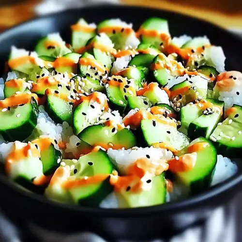 California Roll Cucumber Salad