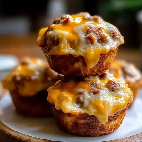 Cheesy Sausage Muffins