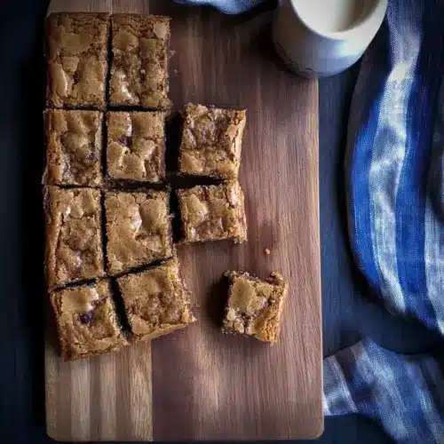 Malted Milk Ball Blondies