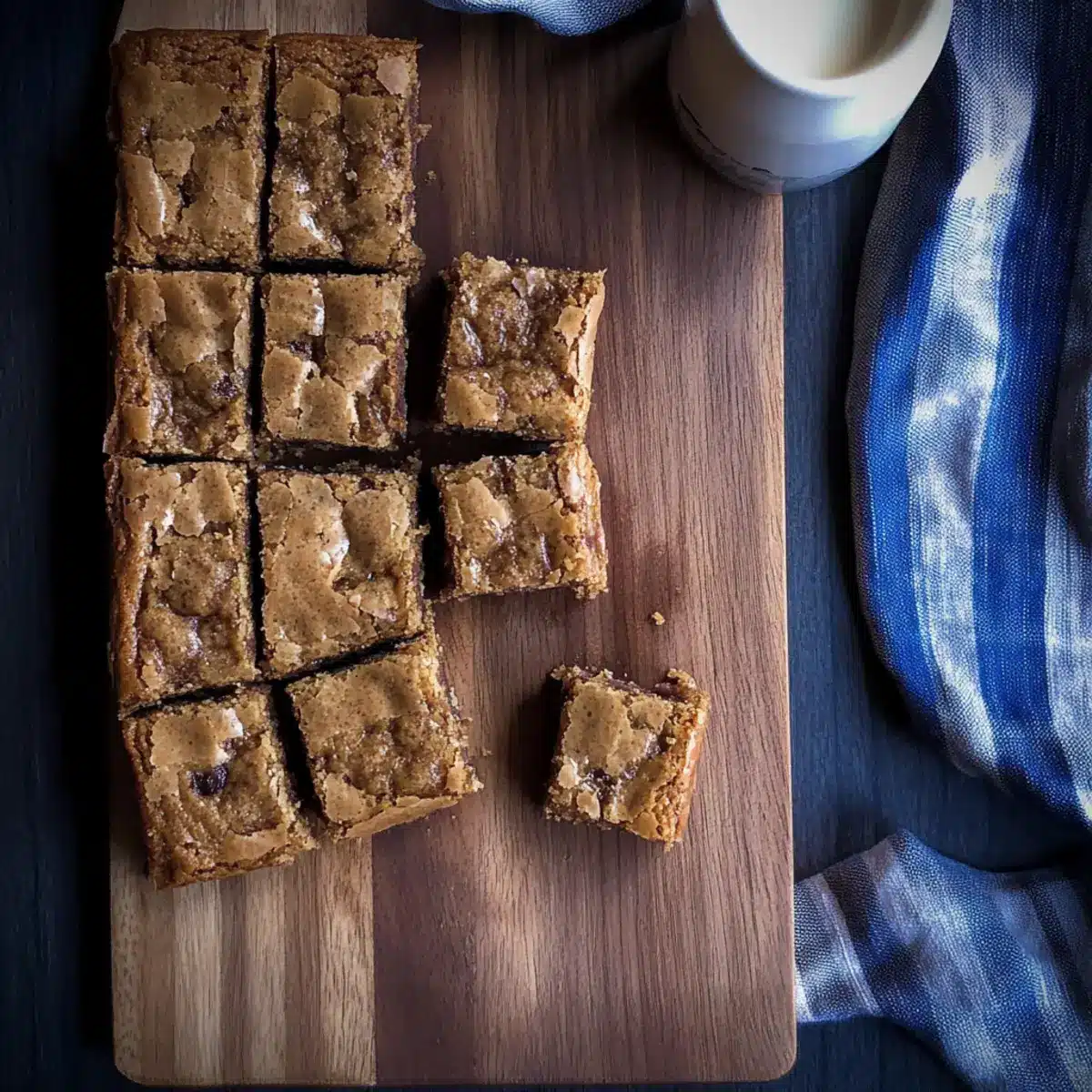 Malted Milk Ball Blondies