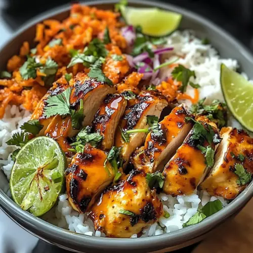 Spicy Maple Chicken & Coconut Rice