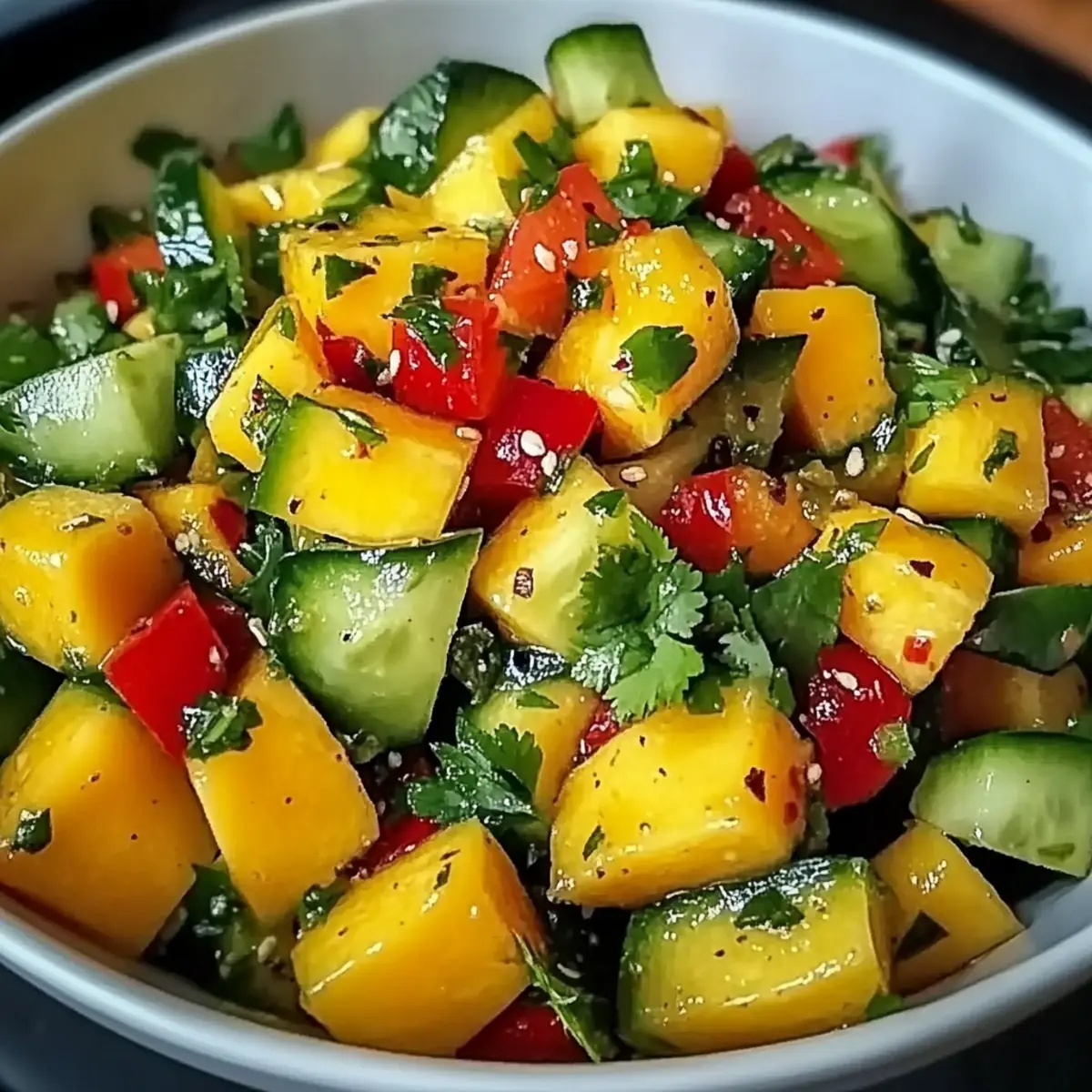 Thai Mango Cucumber Salad