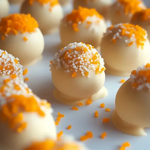 Orange Creamsicle Truffles