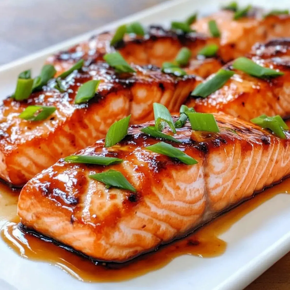Salmon with Thai Sweet Chili Glaze