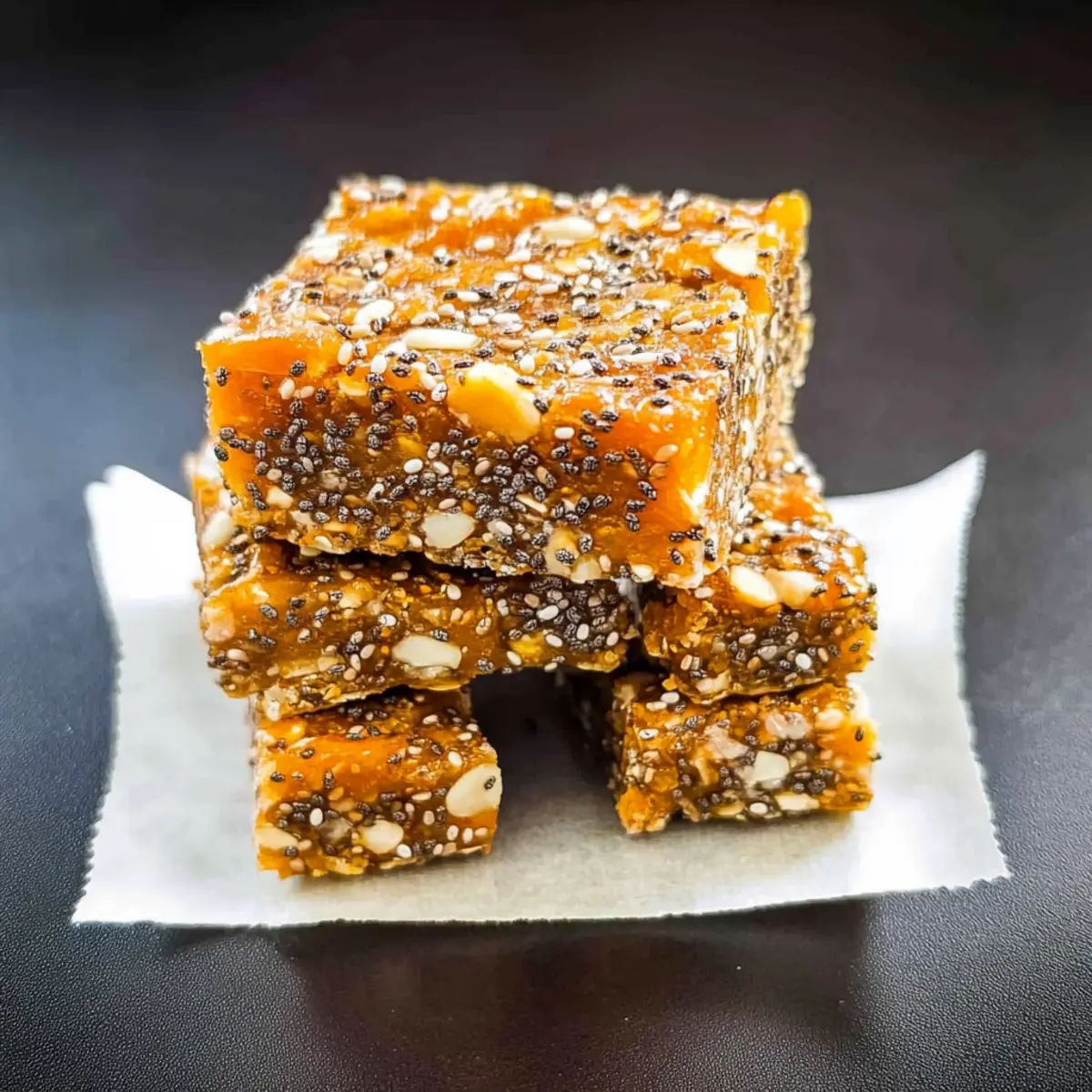 No-Bake Apricot Chia Energy Bars