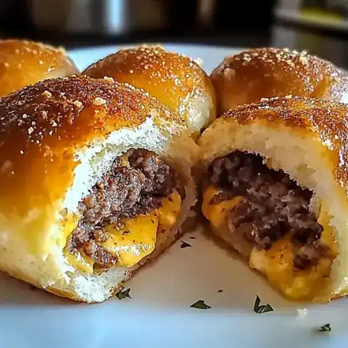 Garlic Parmesan Cheeseburger Bombs