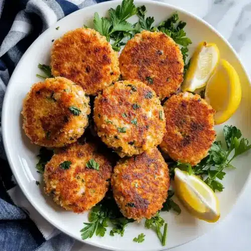 Salmon Patties with Lemon