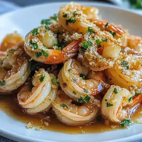 Hawaiian Garlic Shrimp