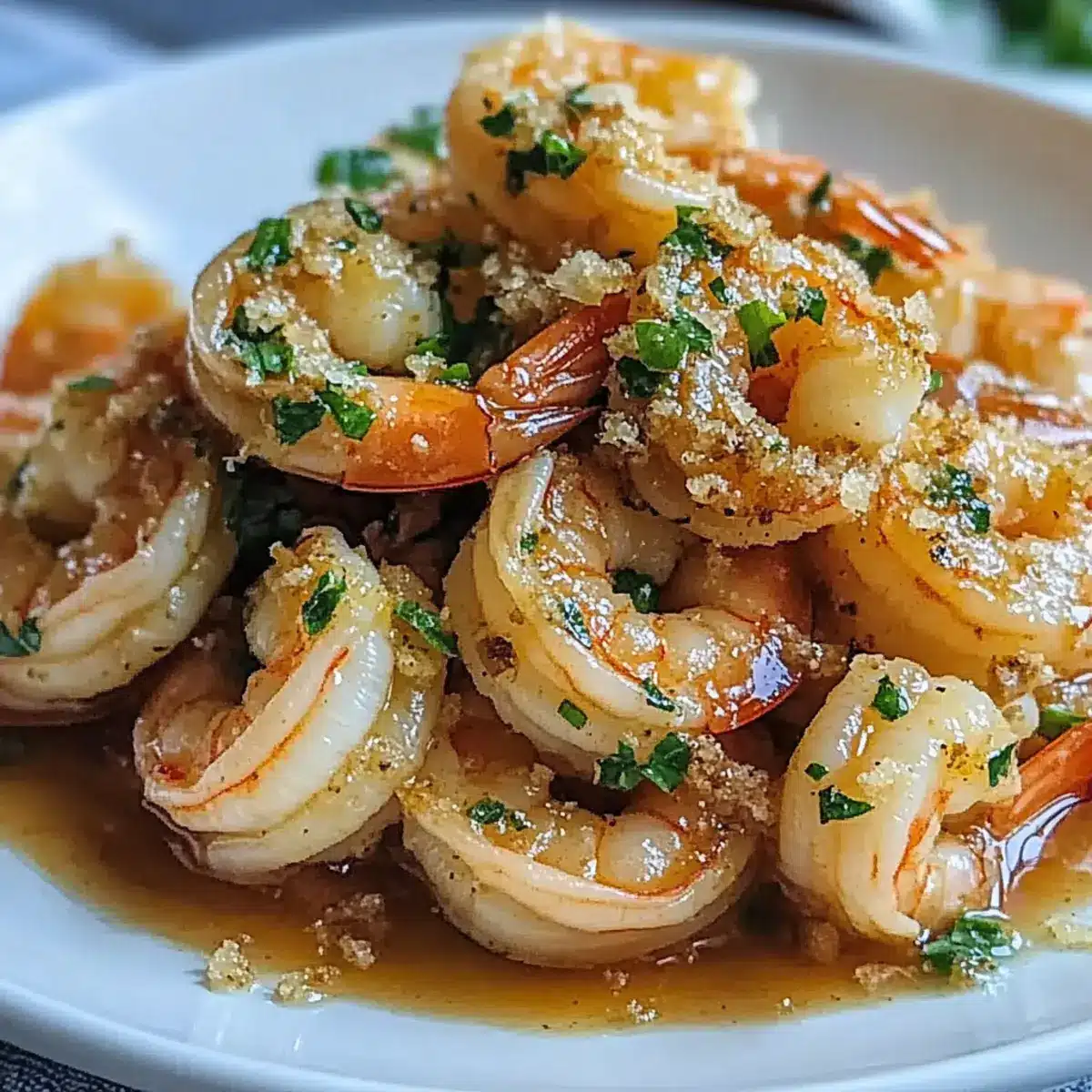 Hawaiian Garlic Shrimp