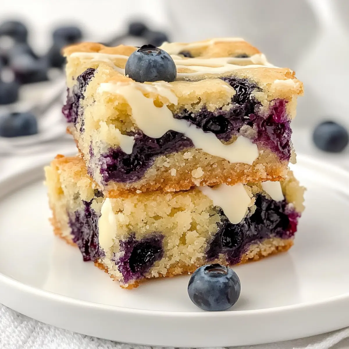 Blueberry Blondies