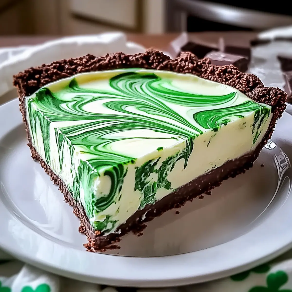 Shamrock Swirl Pie